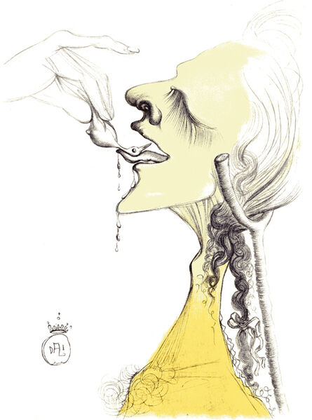 Salvador Dalí, ‘Dali illustre Casanova - Un Ambigu Stimulant - Bird On Tongue’, 1967