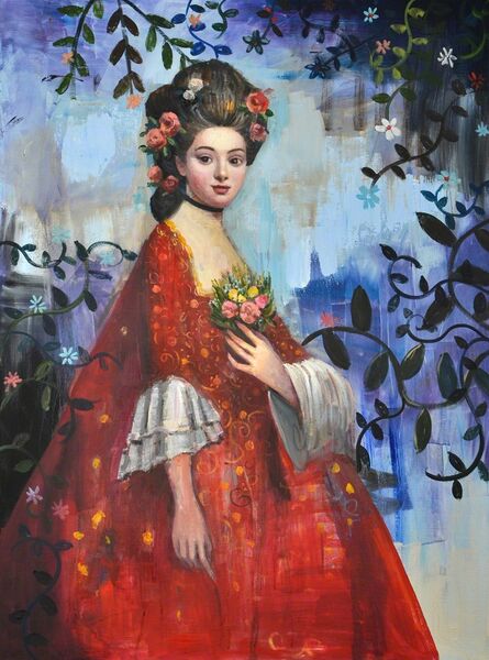 Rimi Yang, ‘Portrait in Red’, 2018