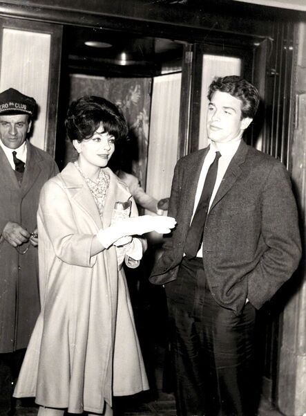 Marcello Geppetti, ‘Warren Beatty and Joan Collins at via Veneto’, 1961
