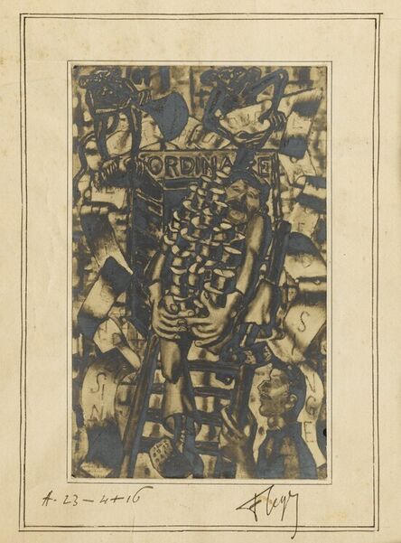 Fernand Léger, ‘La preuve que l'homme descend du singe’, 1916