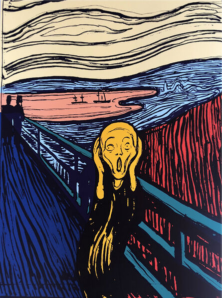 Andy Warhol, ‘The Scream - Orange’, 1967 printed later