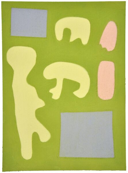 Julian Martin, ‘Untitled (shapes on green)’, 2014