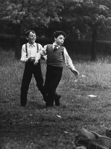 Edward Quinn, ‘Two schoolboys playing football, Dublin’, 1963