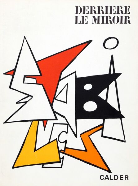 Alexander Calder, ‘Stabiles I, Cover from Derrière le Miroir’, 1963