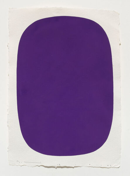 David Austen, ‘Violet shape 12.06.01’, 2001