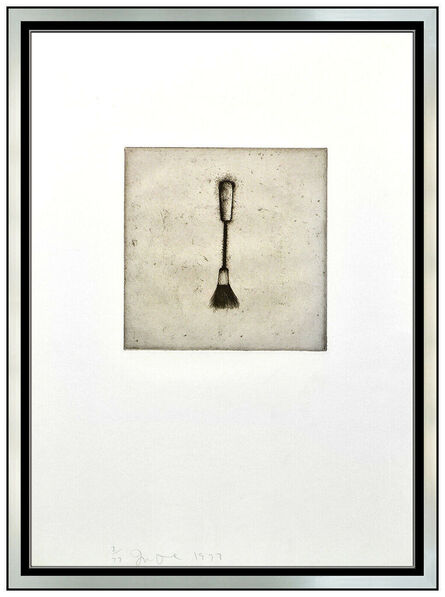 Jim Dine, ‘Plate 3, from Four German Brushes’, 1973