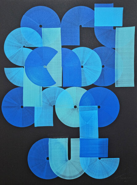 Dave Towers, ‘ART SCHOOL DROPOUT (Blue)’, 20201