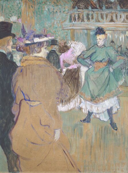 Henri de Toulouse-Lautrec, ‘Quadrille at the Moulin Rouge’, 1892