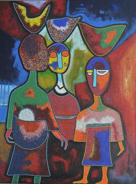 Jimoh Buraimoh, ‘The gathering’, 1992