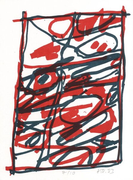 Jean Dubuffet, ‘Exercice lithographique 11’, 1983