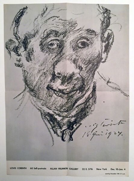 Lovis Corinth, ‘Lovis Corinth, 60 Self Portraits, Allan Frumkin Gallery, 32 E. 57th, New York, Dec 1-Jan 4’, ca. 1960