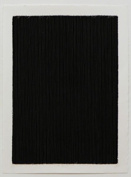 Linnea Glatt, ‘Black Pinstripe’, 2016