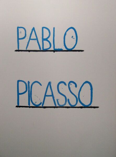 AGGTELEK, ‘Pablo Picasso’, 2015