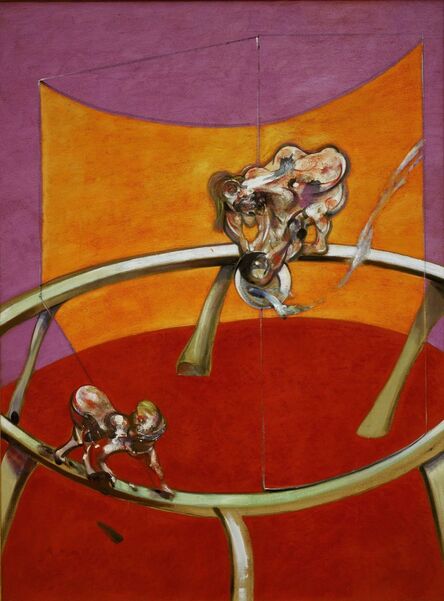 Francis Bacon, ‘From Muybridge ‘The human Figure in Motion: Woman Emptying a Bowl of Water/Paralytic Child Walking on All Fours’’, 1965