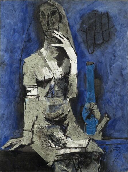 Maqbool Fida Husain, ‘Virgin Night’, 1964