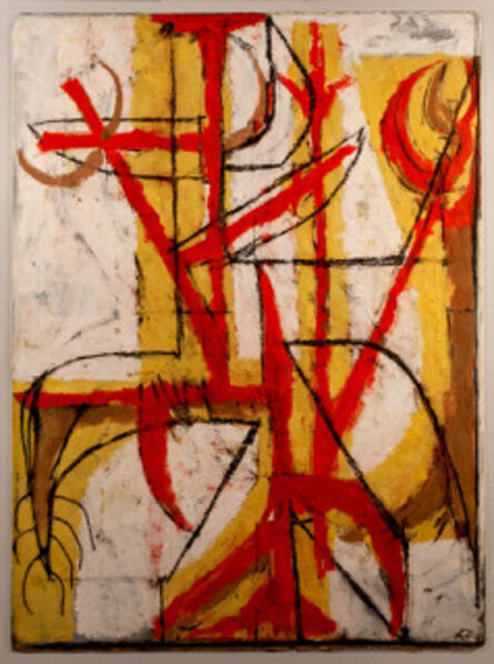 Fritz Bultman, ‘Maize Man Red and Yellow’, 1948