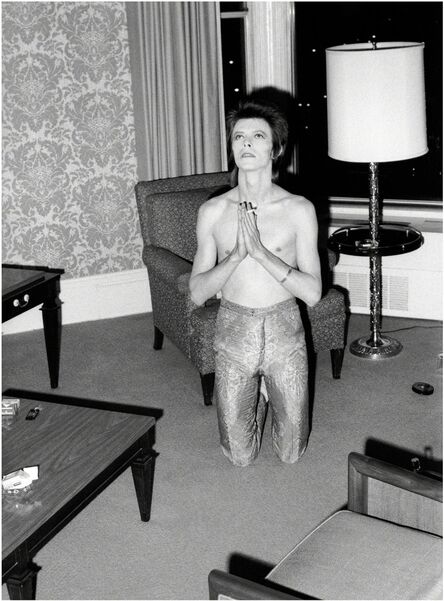 Mick Rock, ‘Bowie Praying on Knees’, 1972