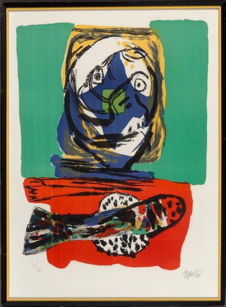 Karel Appel, ‘Head and Fish’, 1966