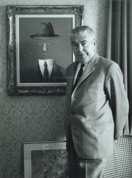 René Magritte, ‘René Magritte et "Le paysage de Baucis"’, 1966