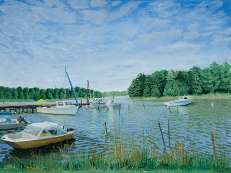 Patrick Kirwin, ‘Boats (Annapolis, Maryland)’, Painting, Acrylic on Illustration Board, Mounted on Panel, Zenith Gallery