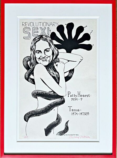 Raymond Pettibon, ‘Revolutionary Sex  (deluxe hand signed and numbered edition of the Patty Hearst SLA poster) ’, 1982