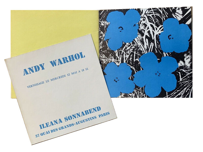 Andy Warhol, ‘"Andy Warhol", Exhibition Catalogue with Opening Announcement Card (screen-print), Galerie Ileana Sonnabend Paris.’, 1965, Ephemera or Merchandise, Screen-print, stapled bound., VINCE fine arts/ephemera