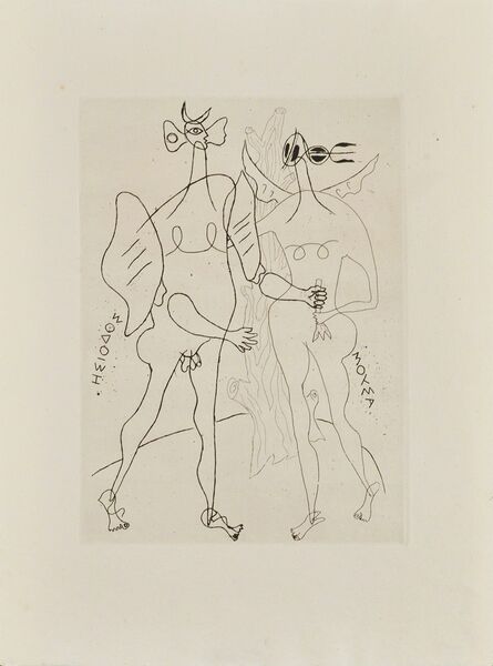 Georges Braque, ‘La Théogonie d'Hésiode’, 1955