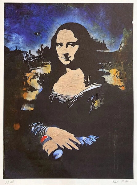 Blek le Rat, ‘Mona Lisa ’, 2012