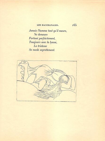 Aristide Maillol, ‘Livret de folastries’, 1938