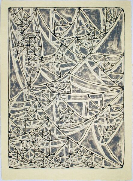 James Siena, ‘Sagging Infected Triangular Grid’, 2011