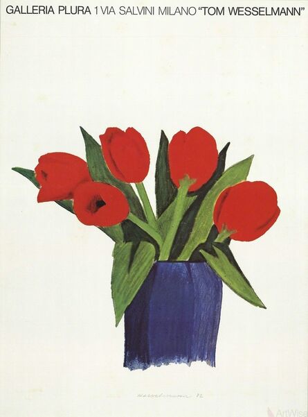 Tom Wesselmann, ‘Tulips in a Vase’, 1985