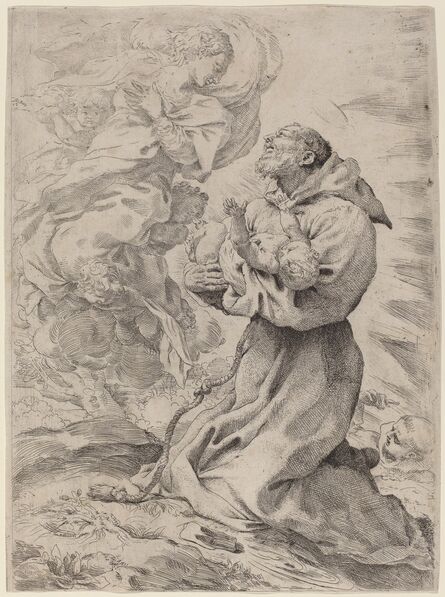 Pietro Faccini, ‘Saint Francis with the Christ Child’