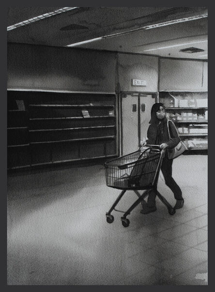 Radenko Milak, ‘In front of an empty shelves inside a grocery store on February 9, 2020 in Hong Kong, China’, 2020