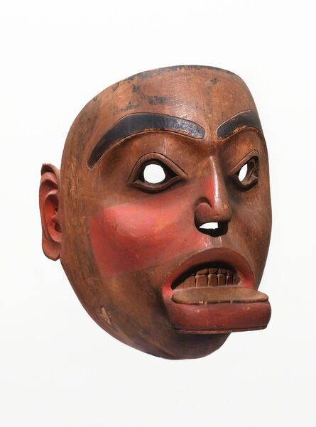 Anonymous Haida artist, ‘PORTRAIT MASK OF DZILA'QONS (N4328)’, ca. 1820-30