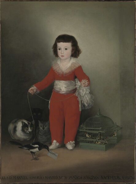Francisco de Goya, ‘Manuel Osorio Manrique de Zuñiga’, 1788
