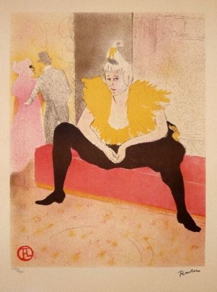 Henri de Toulouse-Lautrec, ‘La Clownesse assise’, 1982