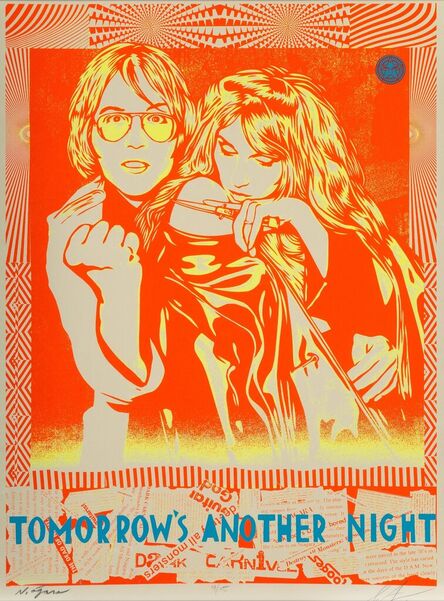 Shepard Fairey, ‘Tomorrow's Another Night (Day-Glo)’, 2019