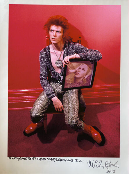 Mick Rock, ‘David Bowie. Holding Konky Doey album cover, Haddon Hall’, 1972