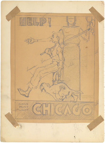 Charles White, ‘Help! Chicago’, c. 1935 -1938