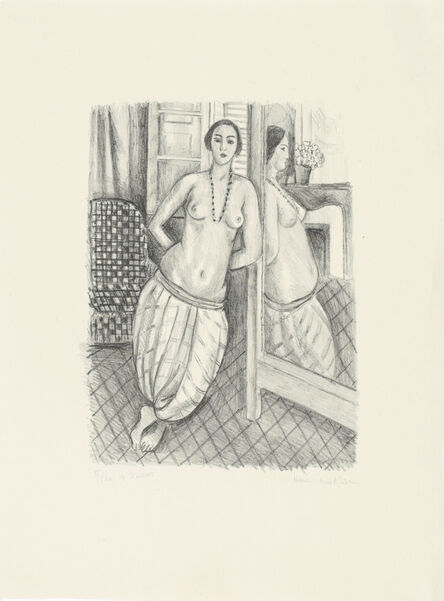 Henri Matisse, ‘Odalisque à la culotte rayée, reflétée dans la glace’, 1923