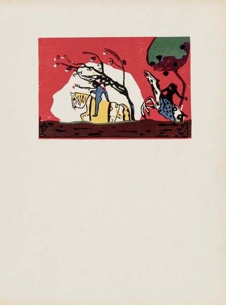 Wassily Kandinsky, ‘Zwei Reiter vor Rot, from XXe Siecle’, 1938