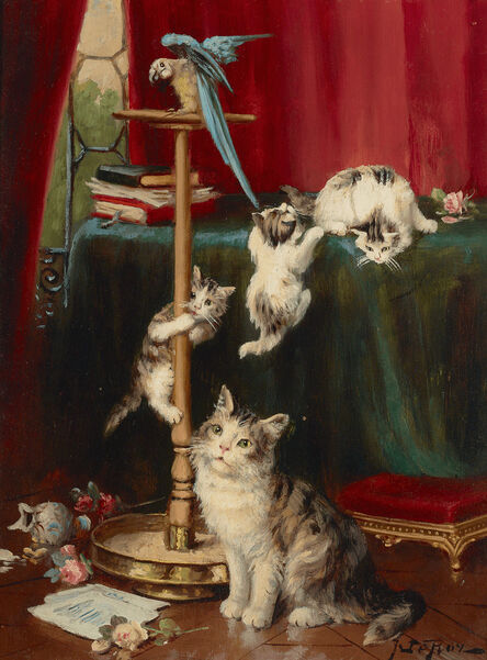 Jules LeRoy, ‘Kittens on a Rampage’, Late 19th Century