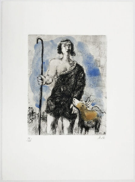 Marc Chagall, ‘YOUNG SHEPHERD JOSEPH’, 1958