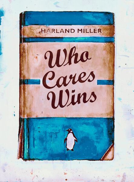 Harland Miller, ‘"Who Cares Wins" NHS Blue’, 2020
