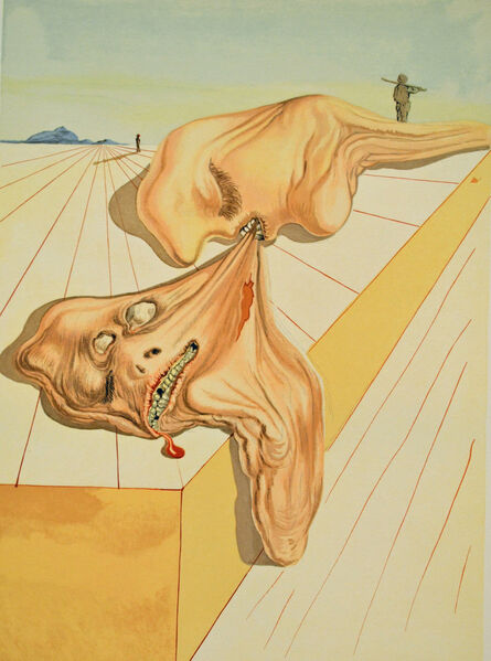 Salvador Dalí, ‘The Men Who Devour Each Other, Inferno canto 30, The Divine Comedy’, 1960