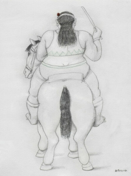 Fernando Botero, ‘Woman on Horse’, 2007