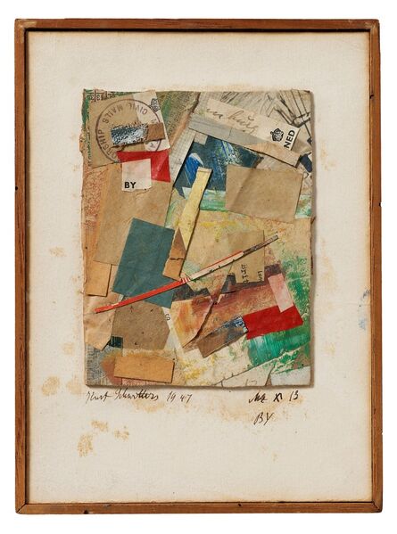 Kurt Schwitters, ‘MZ x 13 BY ’, 1947