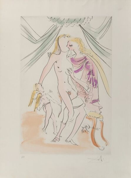Salvador Dalí, ‘Venus, Mars, et Cupidon, from Hommage a Albrecht Durer’, 1971