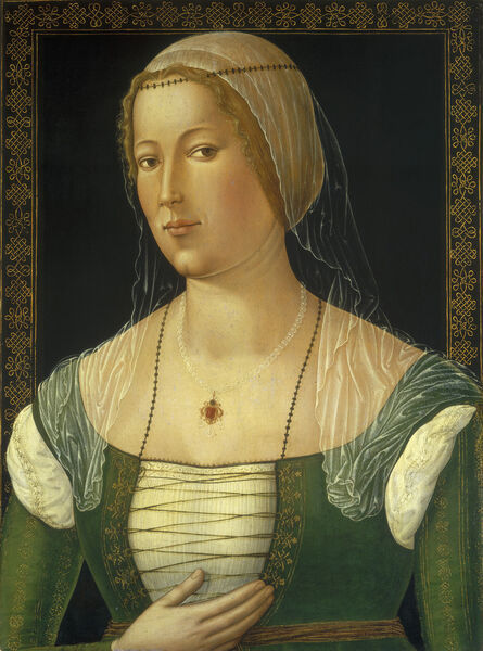 Girolamo di Benvenuto, ‘Portrait of a Young Woman’, ca. 1508