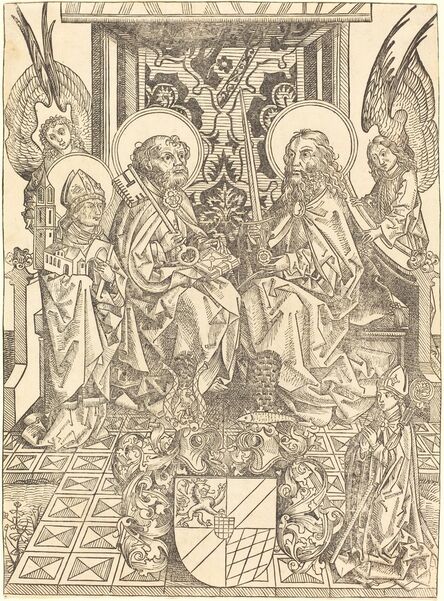 Wilhelm Pleydenwurff, ‘Saints Peter and Paul under a Canopy’
